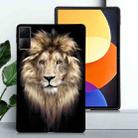 For Redmi Pad 10.61 Color Painting Pattern Smart Tablet TPU Case(Lion) - 2