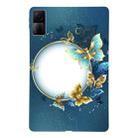 For Redmi Pad 10.61 Color Painting Pattern Smart Tablet TPU Case(Butterfly Circle) - 1