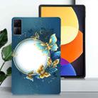 For Redmi Pad 10.61 Color Painting Pattern Smart Tablet TPU Case(Butterfly Circle) - 2