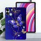 For Redmi Pad Pro / Pad Pro 5G Color Painting Pattern Smart Tablet TPU Case(Blue Butterfly) - 2