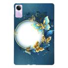 For Redmi Pad SE Color Painting Pattern Smart Tablet TPU Case(Butterfly Circle) - 1