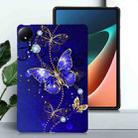 For Redmi Pad SE 8.7 4G Color Painting Pattern Smart Tablet TPU Case(Blue Butterfly) - 2