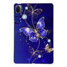 For Xiaomi Pad 5 / Pad 5 Pro Color Painting Pattern Smart Tablet TPU Case(Blue Butterfly) - 1