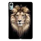 For Xiaomi Pad 5 Pro 12.4 Color Painting Pattern Smart Tablet TPU Case(Lion) - 1