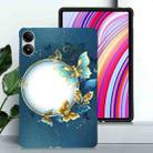 For Xiaomi Poco Pad Color Painting Pattern Smart Tablet TPU Case(Butterfly Circle) - 2