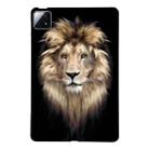 For Xiaomi Pad 6S Pro 12.4 Color Painting Pattern Smart Tablet TPU Case(Lion) - 1