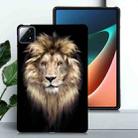 For Xiaomi Pad 6S Pro 12.4 Color Painting Pattern Smart Tablet TPU Case(Lion) - 2