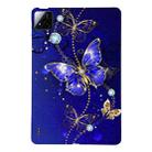 For Xiaomi Pad 7 / Pad 7 Pro Color Painting Pattern Smart Tablet TPU Case(Blue Butterfly) - 1