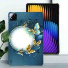For Xiaomi Pad 7 / Pad 7 Pro Color Painting Pattern Smart Tablet TPU Case(Butterfly Circle) - 2