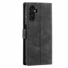 For Samsung Galaxy A16 5G Nail Skin Feel Stitching Calf Texture Leather Phone Case(Black) - 3