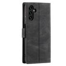 For Samsung Galaxy A17 5G Nail Skin Feel Stitching Calf Texture Leather Phone Case(Black) - 3