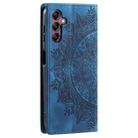 For Samsung Galaxy A16 5G Totem Embossed Magnetic Leather Phone Case(Blue) - 3