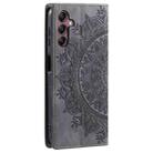 For Samsung Galaxy A17 5G Totem Embossed Magnetic Leather Phone Case(Grey) - 3