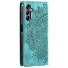 For Samsung Galaxy A17 5G Totem Embossed Magnetic Leather Phone Case(Green) - 3