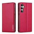 For Samsung Galaxy S23+ 5G LC.IMEEKE L1 Series Frosted Fine Texture PU Phone Case(Red) - 2