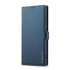 For Samsung Galaxy S25 Ultra 5G LC.IMEEKE L1 Series Frosted Fine Texture PU Phone Case(Blue) - 2