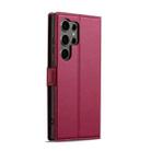 For Samsung Galaxy S25 Ultra 5G LC.IMEEKE L1 Series Frosted Fine Texture PU Phone Case(Red) - 3