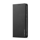 For Samsung Galaxy S25+ 5G LC.IMEEKE L1 Series Frosted Fine Texture PU Phone Case(Black) - 2