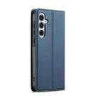 For Samsung Galaxy S25+ 5G LC.IMEEKE L1 Series Frosted Fine Texture PU Phone Case(Blue) - 3