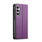 For Samsung Galaxy S25+ 5G LC.IMEEKE L1 Series Frosted Fine Texture PU Phone Case(Purple) - 3