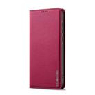 For Samsung Galaxy S25+ 5G LC.IMEEKE L1 Series Frosted Fine Texture PU Phone Case(Red) - 2