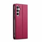 For Samsung Galaxy S25+ 5G LC.IMEEKE L1 Series Frosted Fine Texture PU Phone Case(Red) - 3