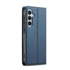 For Samsung Galaxy S25 5G LC.IMEEKE L1 Series Frosted Fine Texture PU Phone Case(Blue) - 3