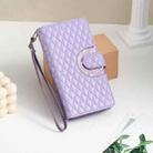 For Samsung Galaxy A16 5G Glitter Lattice Zipper Wallet Leather Phone Case(Purple) - 2