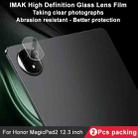 For Honor MagicPad 2 12.3 2 PCS/Set IMAK HD Glass Rear Camera Lens Film - 3