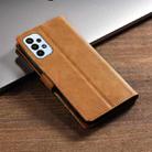 For Samsung Galaxy M13 4G / M23 5G N.BEKUS CSJ-P1 Solid Color Leather Phone Case(Brown) - 3