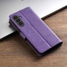 For Samsung Galaxy A54 5G N.BEKUS CSJ-P1 Solid Color Leather Phone Case(Purple) - 3