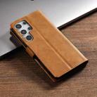 For Samsung Galaxy S22 Ultra 5G N.BEKUS CSJ-P1 Solid Color Leather Phone Case(Brown) - 3