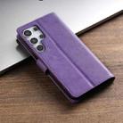 For Samsung Galaxy S22 Ultra 5G N.BEKUS CSJ-P1 Solid Color Leather Phone Case(Purple) - 3