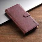 For Samsung Galaxy S21+ 5G N.BEKUS CSJ-P1 Solid Color Leather Phone Case(Wine Red) - 2