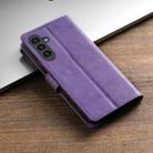 For Samsung Galaxy S23 FE 5G N.BEKUS CSJ-P1 Solid Color Leather Phone Case(Purple) - 3