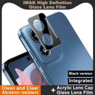 For Motorola Moto G Play 2024 imak High Definition Integrated Glass Lens Film Black Version - 2