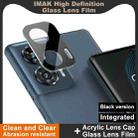 For Motorola Edge 50 Fusion imak High Definition Integrated Glass Lens Film Black Version - 2