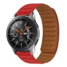 22mm Contrast Color Magnetic Silicone Watch Band(Red) - 1