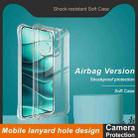For Redmi Note 14 5G imak Shockproof Airbag TPU Phone Case(Transparent) - 3
