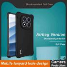 For Redmi Note 14 Pro 5G imak Shockproof Airbag TPU Phone Case(Matte Black) - 3