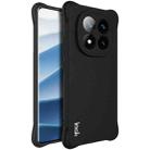 For Redmi Note 14 Pro+ 5G imak Shockproof Airbag TPU Phone Case(Matte Black) - 1