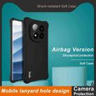 For Redmi Note 14 Pro+ 5G imak Shockproof Airbag TPU Phone Case(Matte Black) - 3