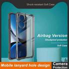 For Redmi Turbo 4 / POCO X7 Pro imak Shockproof Airbag TPU Phone Case(Transparent Black) - 3