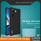 For Redmi Turbo 4 / POCO X7 Pro imak Shockproof Airbag TPU Phone Case(Matte Black) - 3