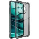 For Redmi Note 14 5G Global imak Shockproof Airbag TPU Phone Case(Transparent Black) - 1