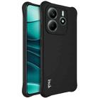 For Redmi Note 14 5G Global imak Shockproof Airbag TPU Phone Case(Matte Black) - 1