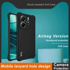 For Redmi Note 14 5G Global imak Shockproof Airbag TPU Phone Case(Matte Black) - 3