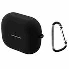 For Samsung Galaxy Buds 3 / 3 Pro Wireless Bluetooth Earphone Silicone Protective Case(Black) - 1