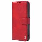 For iPhone 15 Pro IMAK Count Series Flip Leather Phone Case(Red) - 2