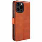 For iPhone 15 Pro IMAK Count Series Flip Leather Phone Case(Brown) - 3